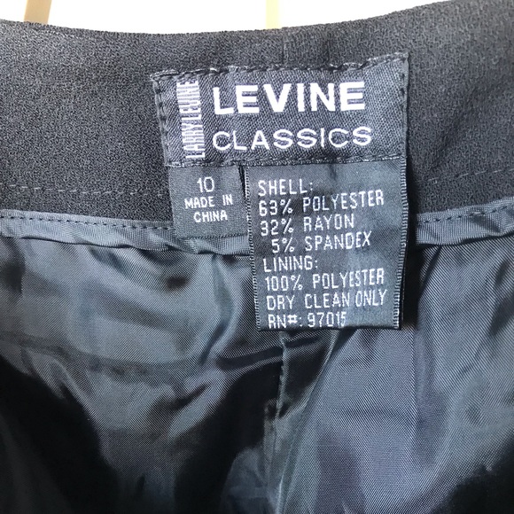 Sz 10 Pants | NWT Pants /Slacks | Black | Larry Levine Classic 💃🏽 - Picture 8 of 10